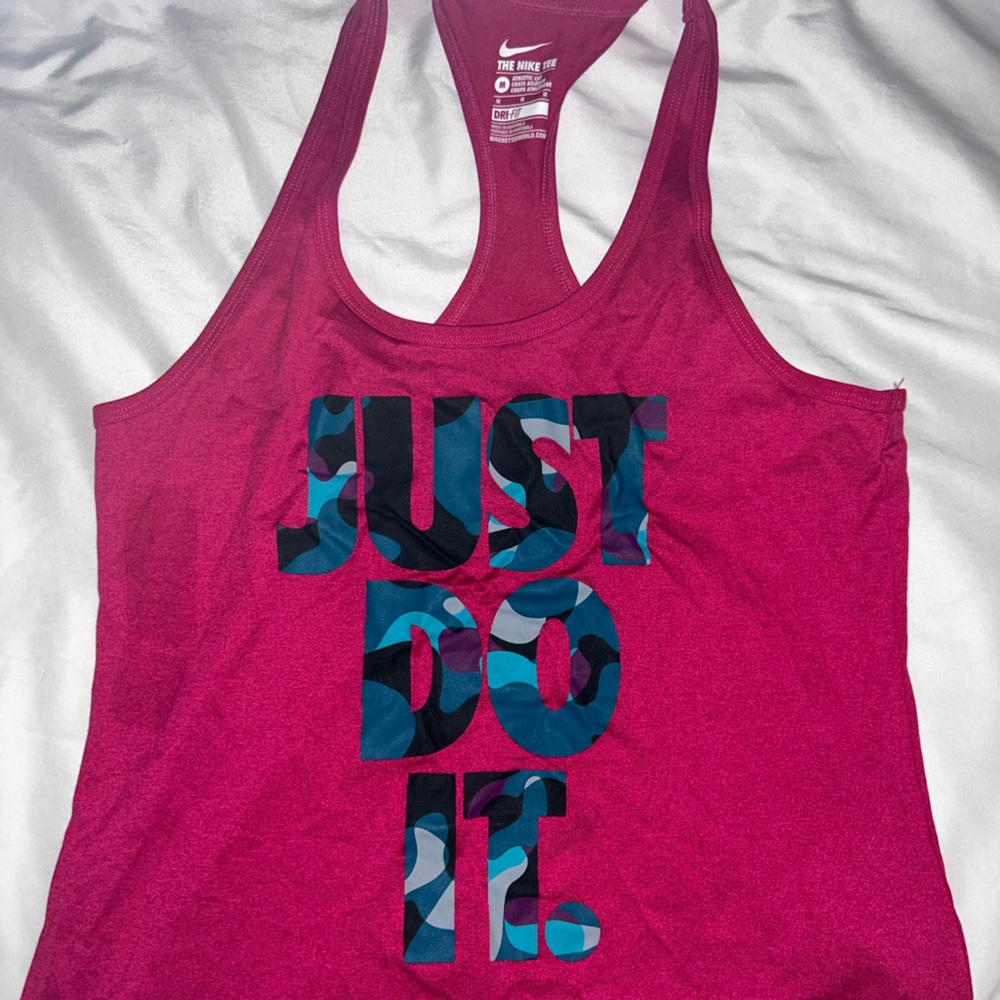 Nike Pink JUST DO IT Athletic Tank